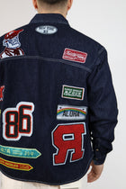 Giacca denim patch boxy 228 BERNA