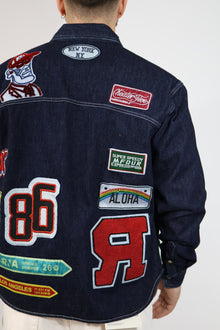 Giacca denim patch boxy 228 BERNA