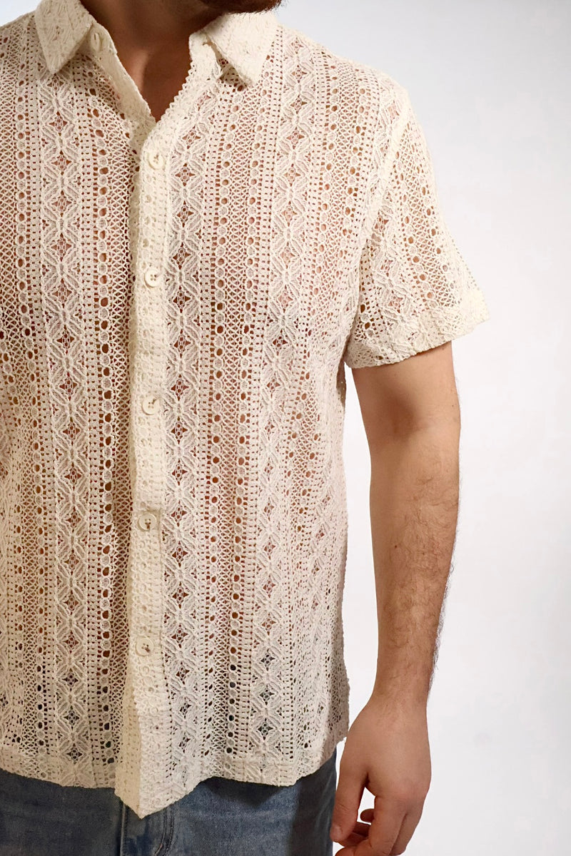 Camicia cotone traforata 013OD  GIANNI LUPO