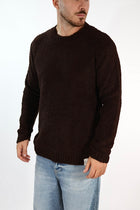 Maglione MACOMER162 moro giro bouclé BL11