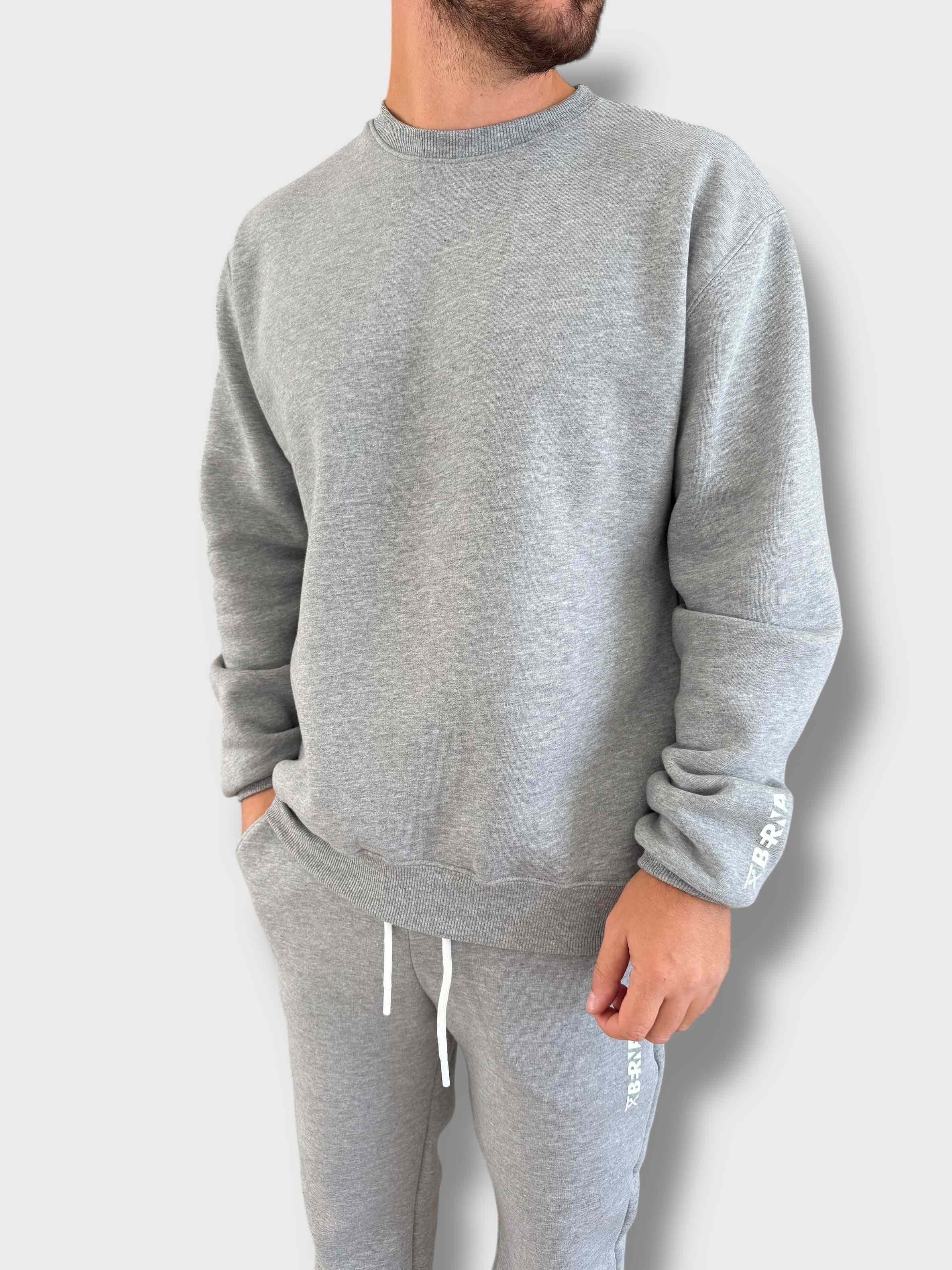 Felpa girocollo logo 020 BERNA