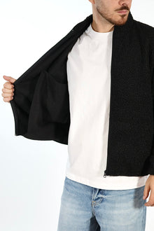 Giubbino BL74580001 teddy full zip nero BL11