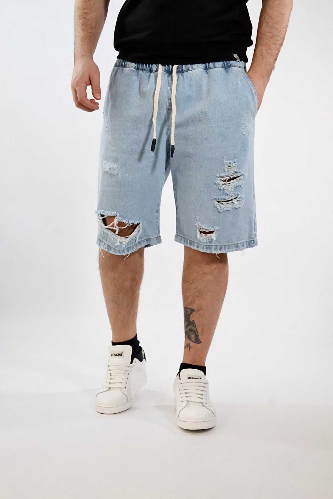 Bermuda denim coulisse  411  BL11