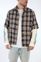 Camicia check flanella doppia manica 779 DISCLAIMER