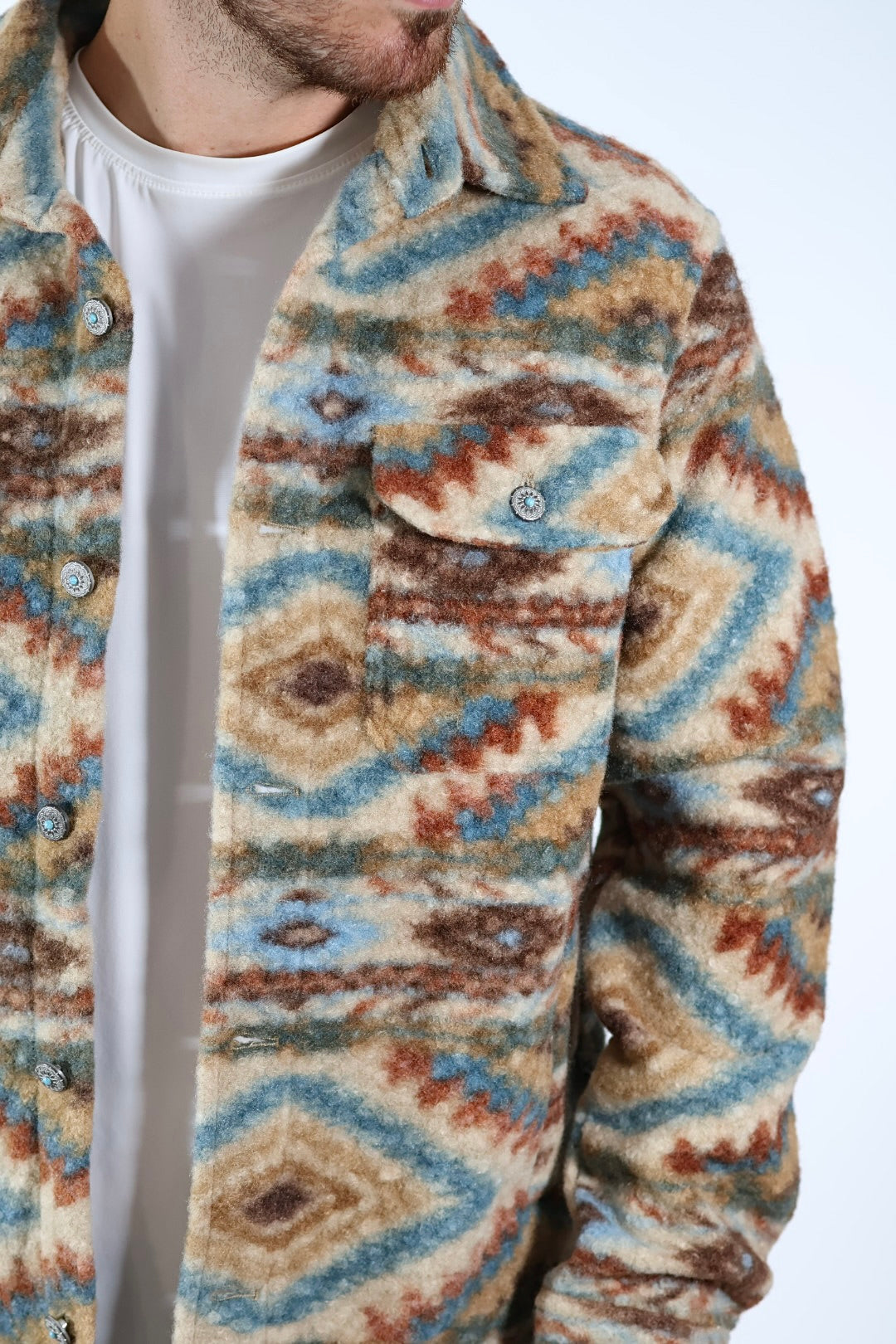 Overshirt teddy indios 306 BERNA