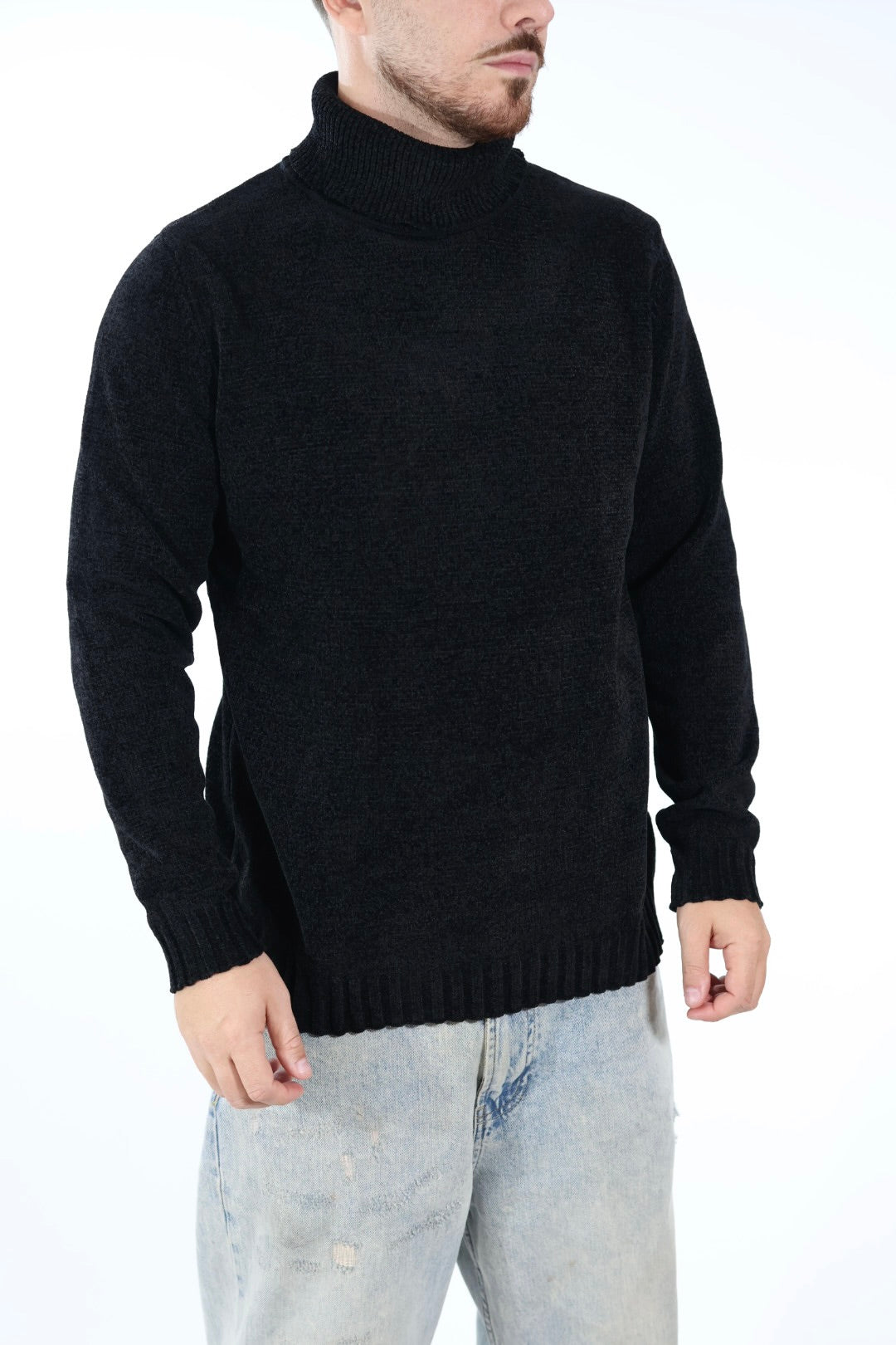 Maglione 391 dolcevita ciniglia LANDEK