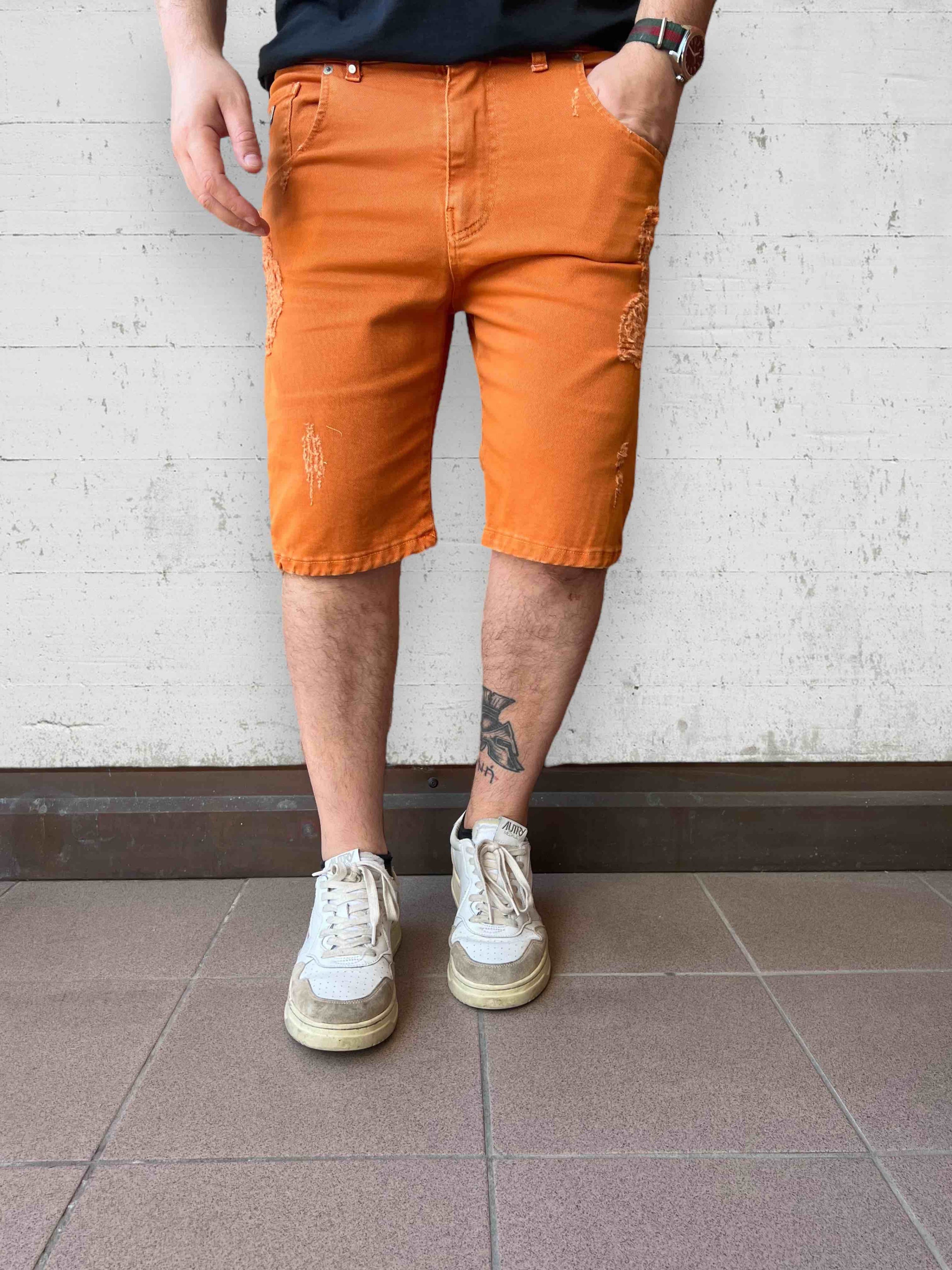 Bermuda bull denim rotture BL11