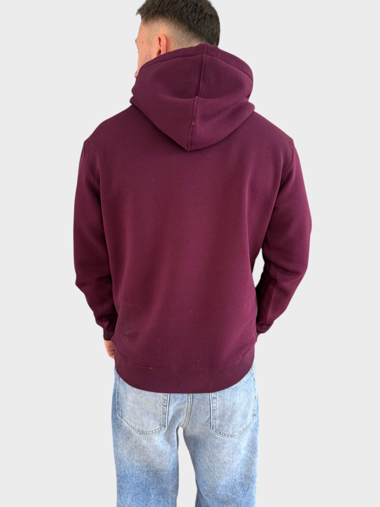 Felpa cappuccio basic 0028  LANDEK