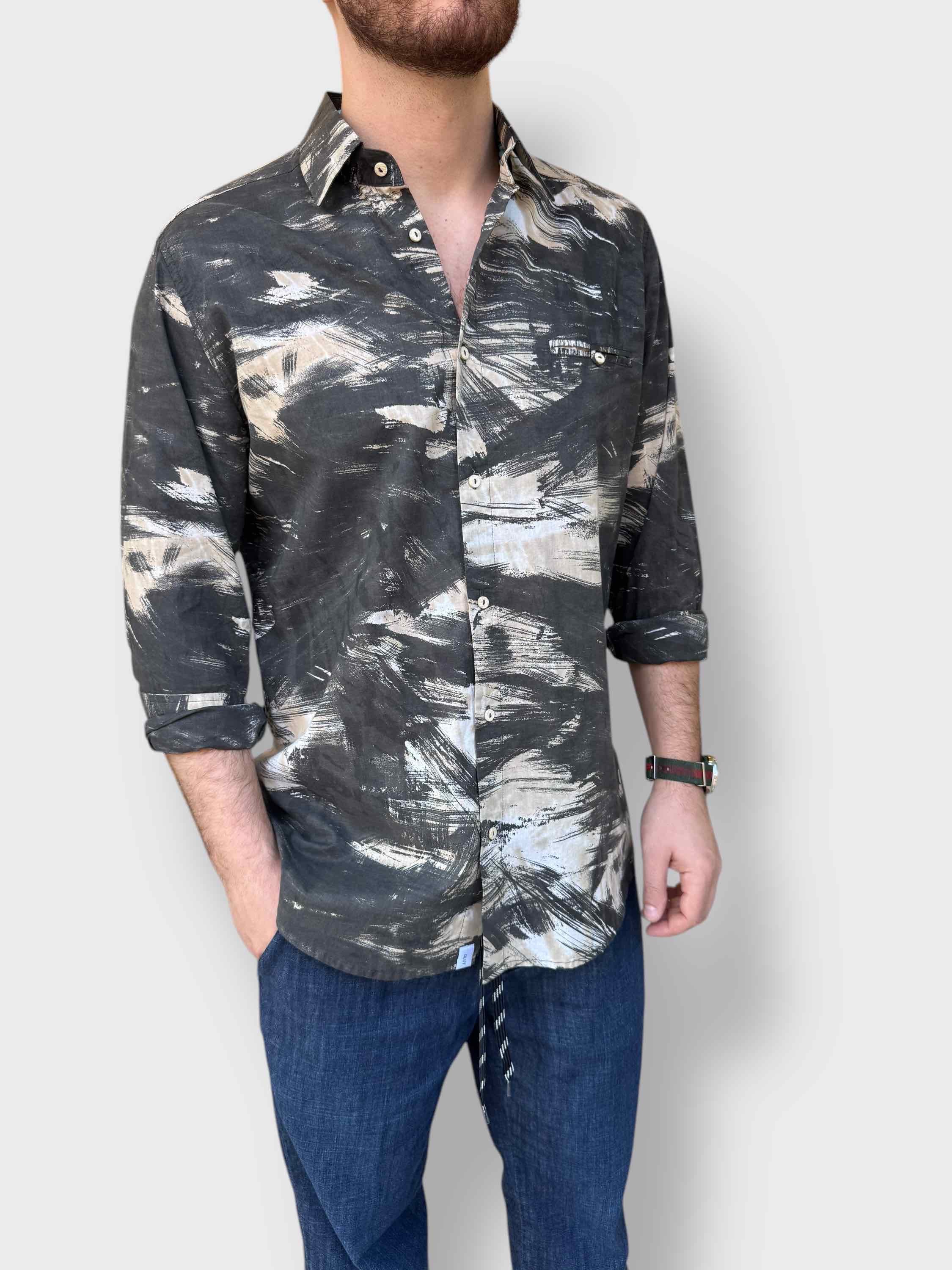 Camicia cotone zucca ALTATENSIONE