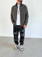 Overshirt eff.felpa verde 186 BL11