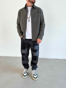 Overshirt eff.felpa verde 186 BL11