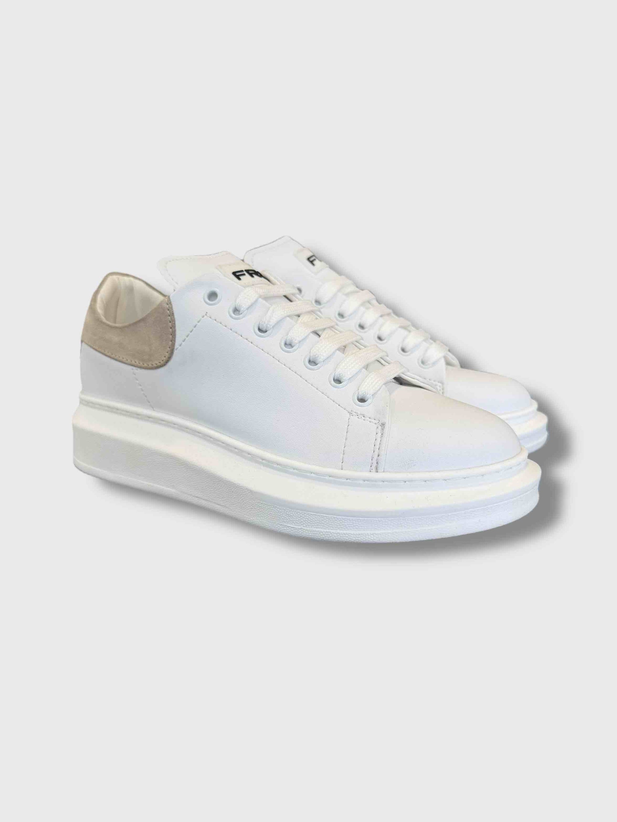 SCARPE RETRO BEIGE CAMOSCIO FR09