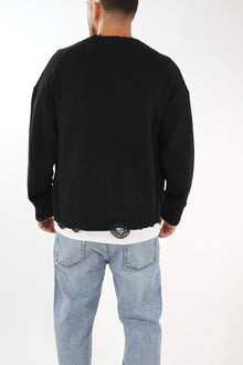 Cardigan crop rotture 814 ONLY E SONS