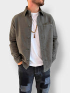 Overshirt eff.felpa verde 186 BL11