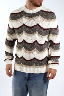 Maglione lanajacquard onde 267 BERNA
