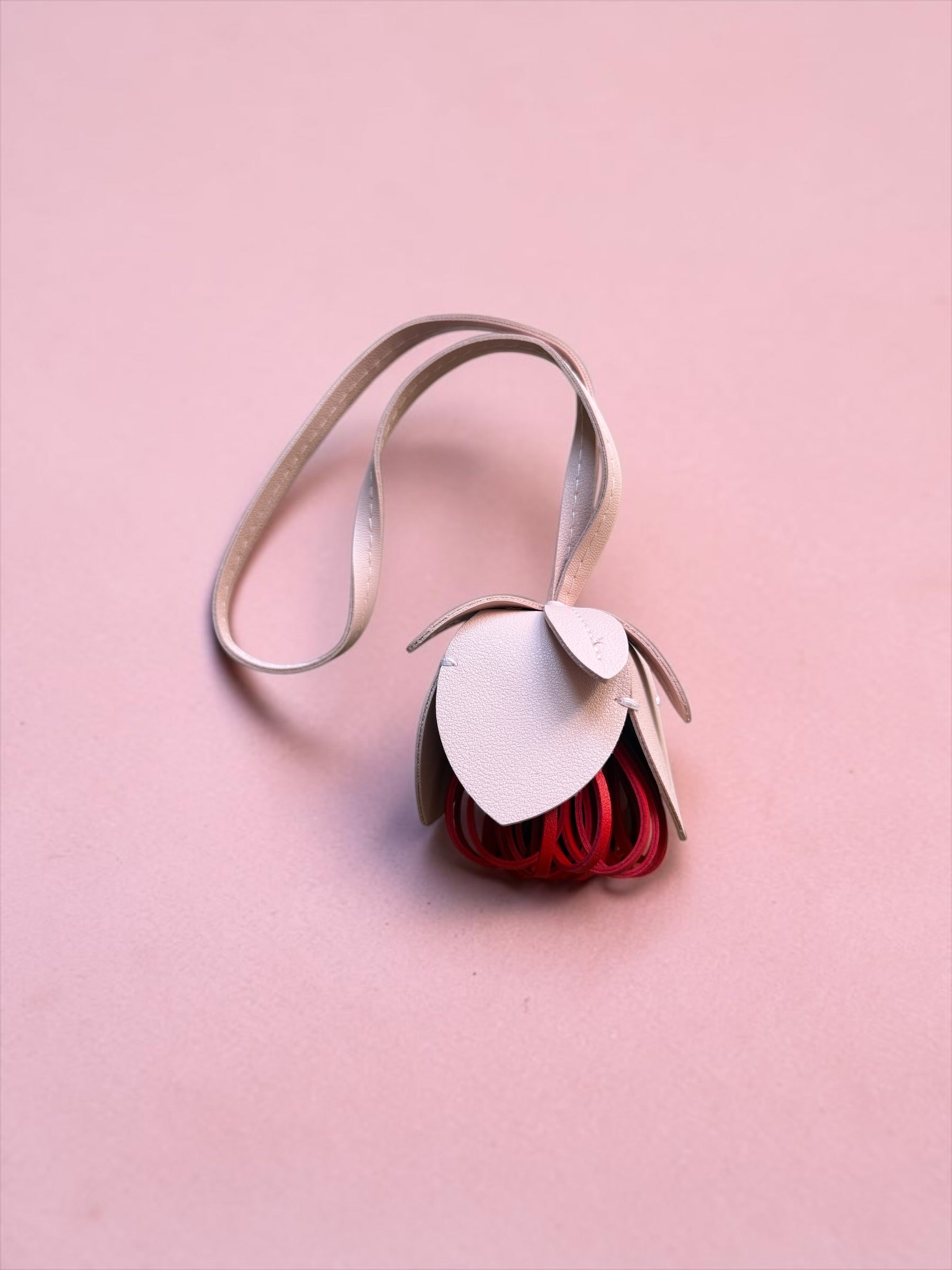 Portachiavi charm ecopelle tulipano ZOLYRA
