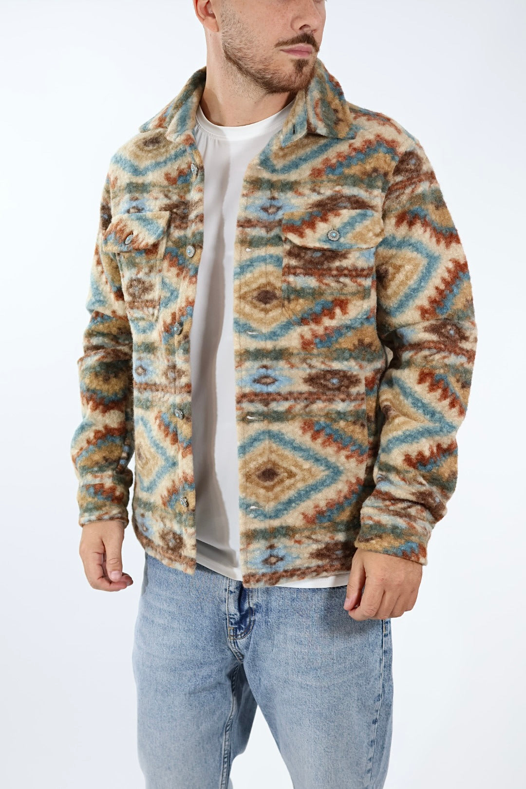 Overshirt teddy indios 306 BERNA