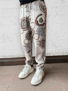 Pantalone lino/viscosa fantasia  BL11