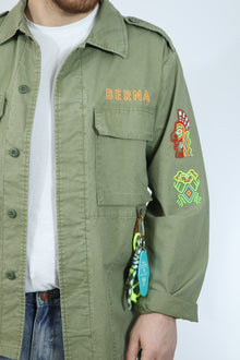 Overshirt ricami aztechi 282 BERNA