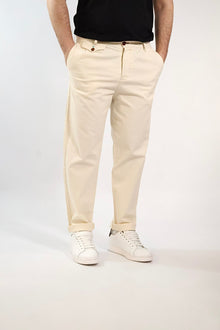 Pantalone cropped lino/cotone anfield 238 BERNA
