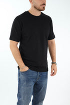 T-shirt basica viscosa nero 505L GIANNI LUPO