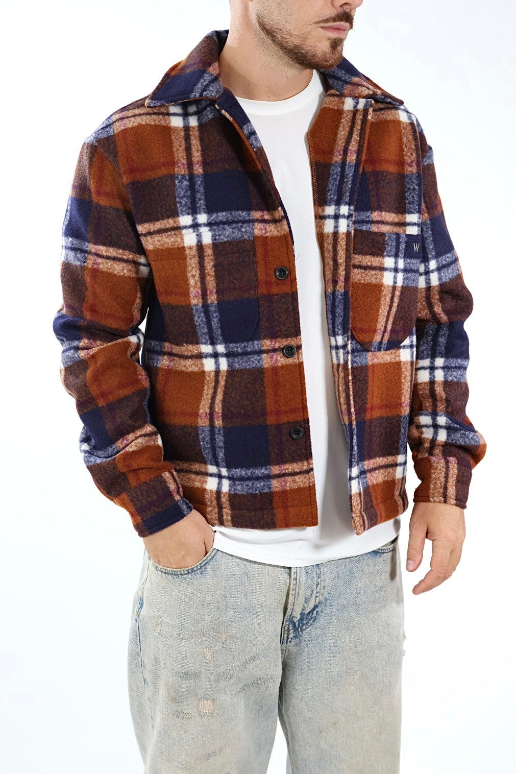 Giacca panno JL74 quadri  WHY NOT BRAND