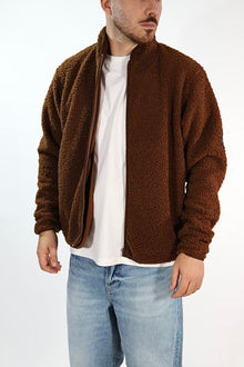 Giubbino BL7458162 teddy full zip moro BL11