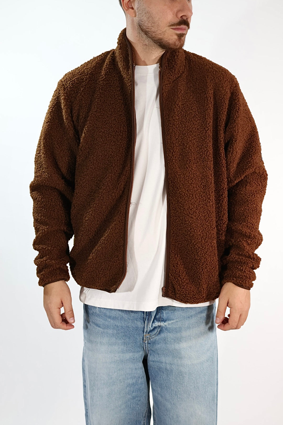 Giubbino BL7458162 teddy full zip moro BL11