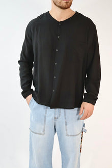 Camicia tencel scollo V C65 OVER-D
