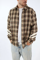Camicia check flanella logo 840 DISCLAIMER