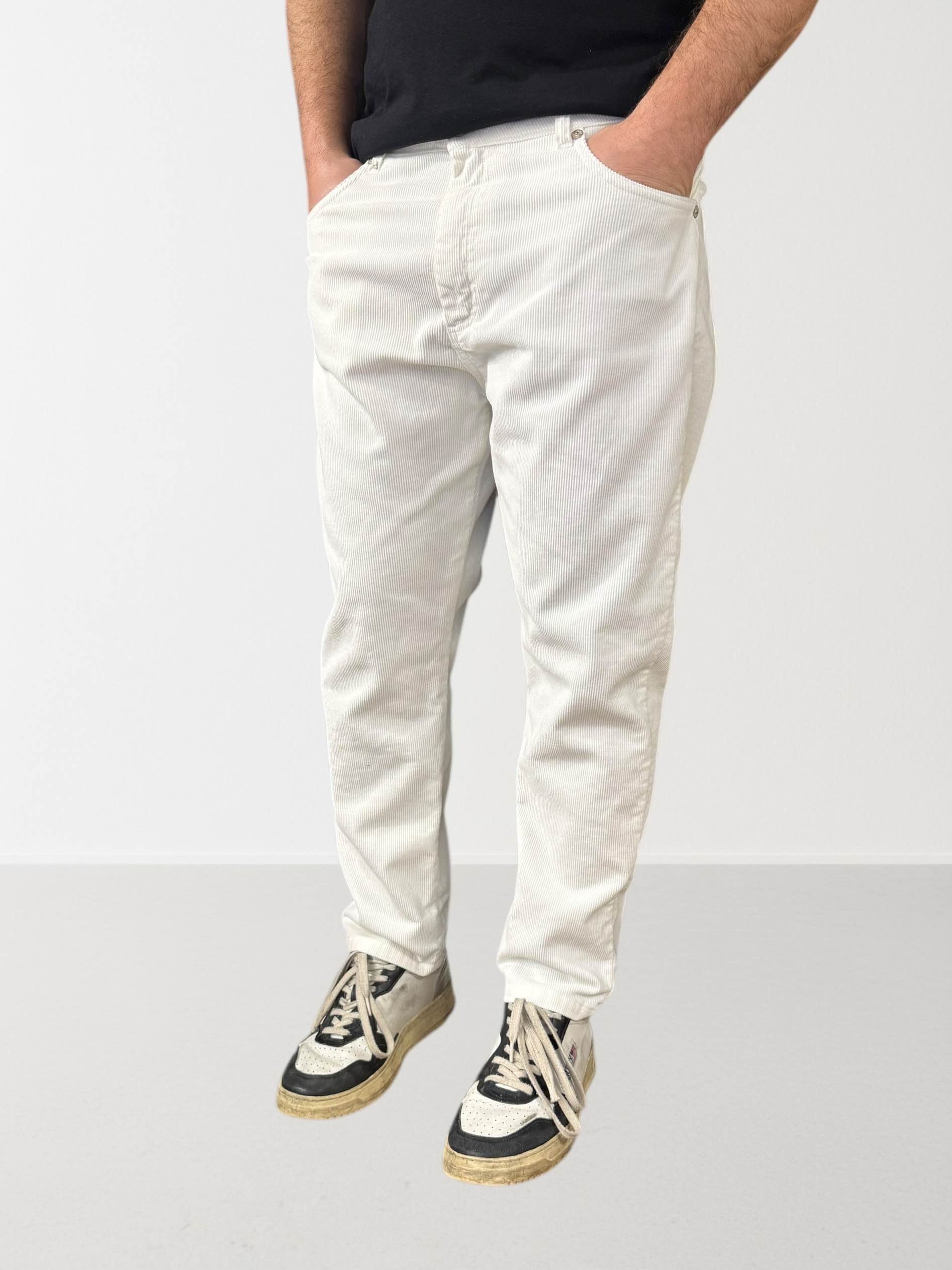 Pantalone velluto cropped maracana  073 BERNA