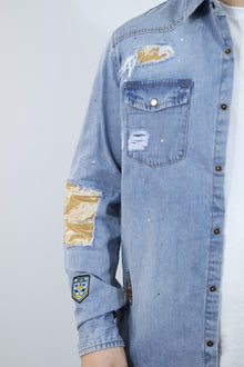 Camicia denim 519Q GIANNI LUPO