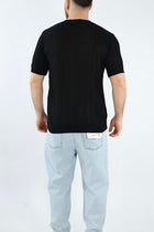 T shirt maglia lavorata  001 BL11