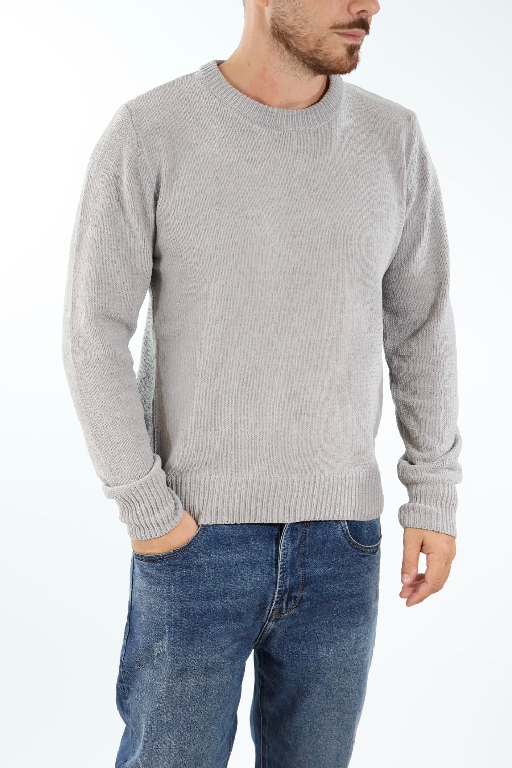 Maglione ciniglia regular  535S GIANNI LUPO