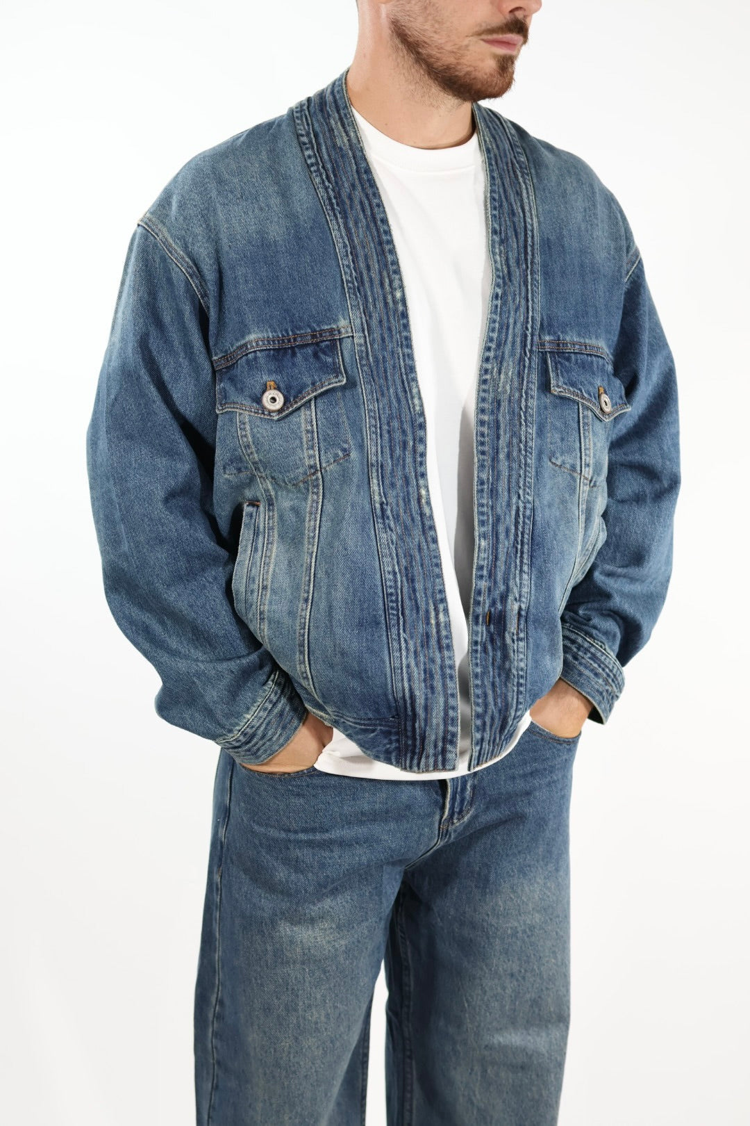 Giacca 382 denim kimono  BERNA