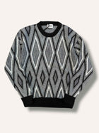 Maglione girocollo jacquard fin.7 BERNA