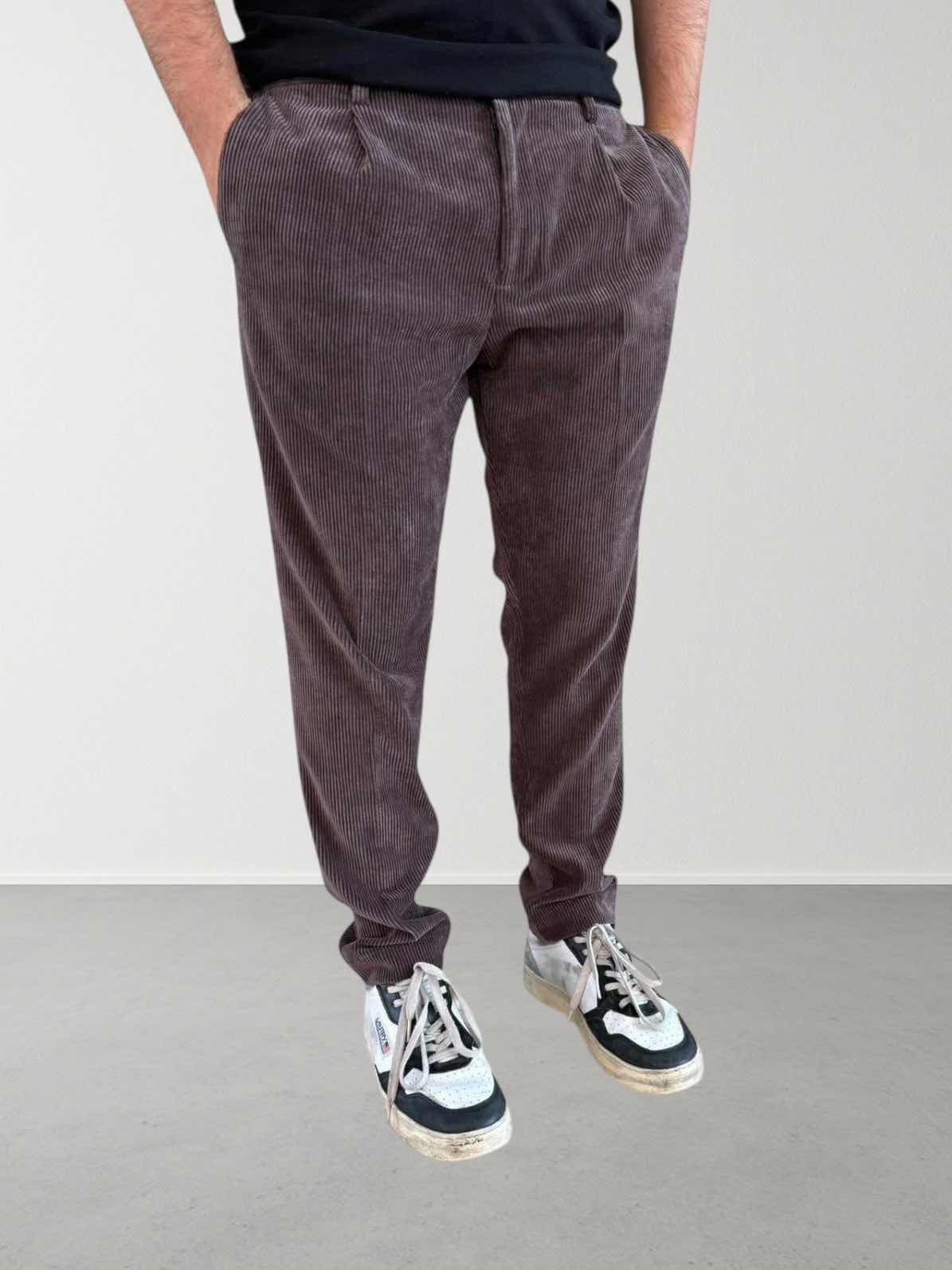 Pantalone tapered fit velluto P31 OVERD