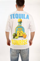 T-shirt stampa retro tequila sunrise A1963 SUPERCULTURE