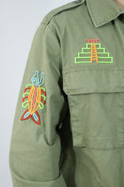 Overshirt ricami aztechi 282 BERNA