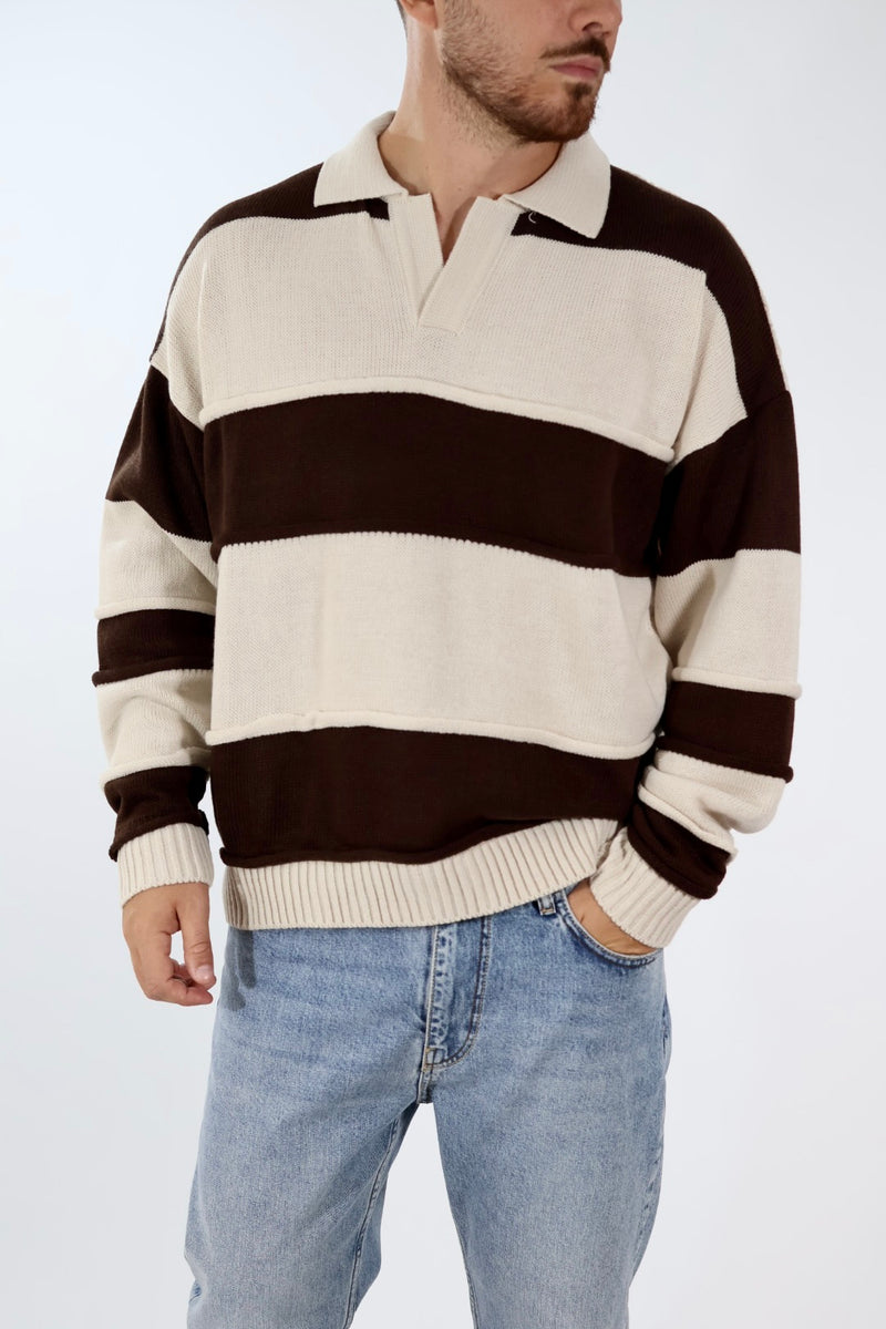 Polo colletto block relaxed fit M62 OVERD