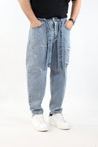 Jeans japan strappi con cintura casanova BLACKSUNDAY