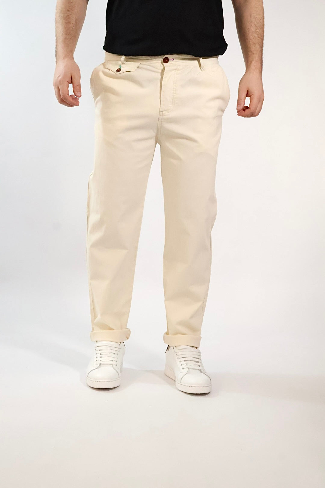Pantalone cropped lino/cotone anfield 238 BERNA