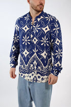 Camicia serafino viscosa C40 OVER-D