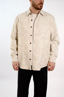 Camicia paisley lino/cotone ricamato 291 BERNA