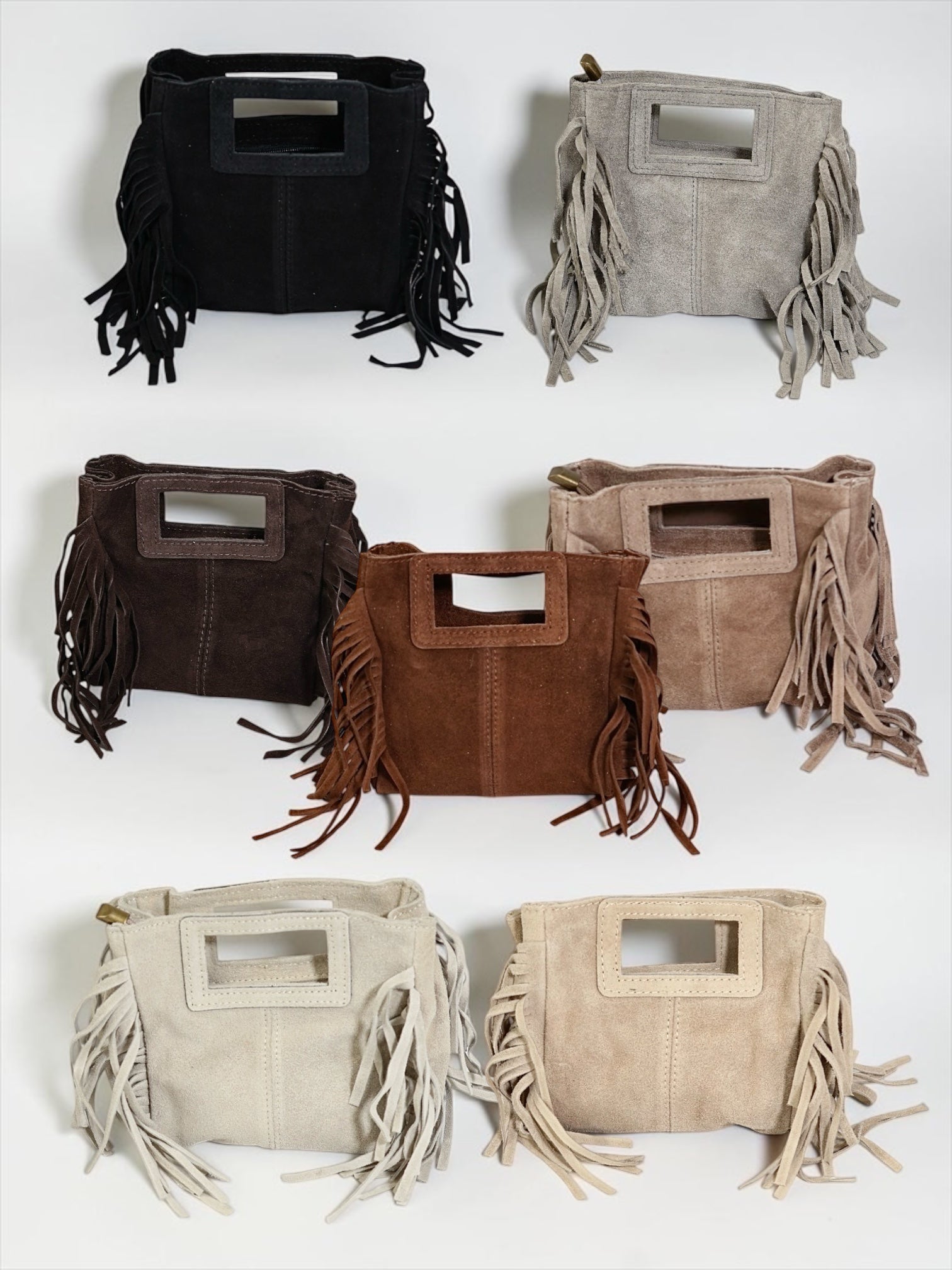 Borsa frange Arizona 100%pelle  ZOLYRA