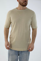 T-shirt in maglia paricollo M11  OVER-D