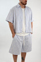 Camicia righe fili m/m 413 BERNA