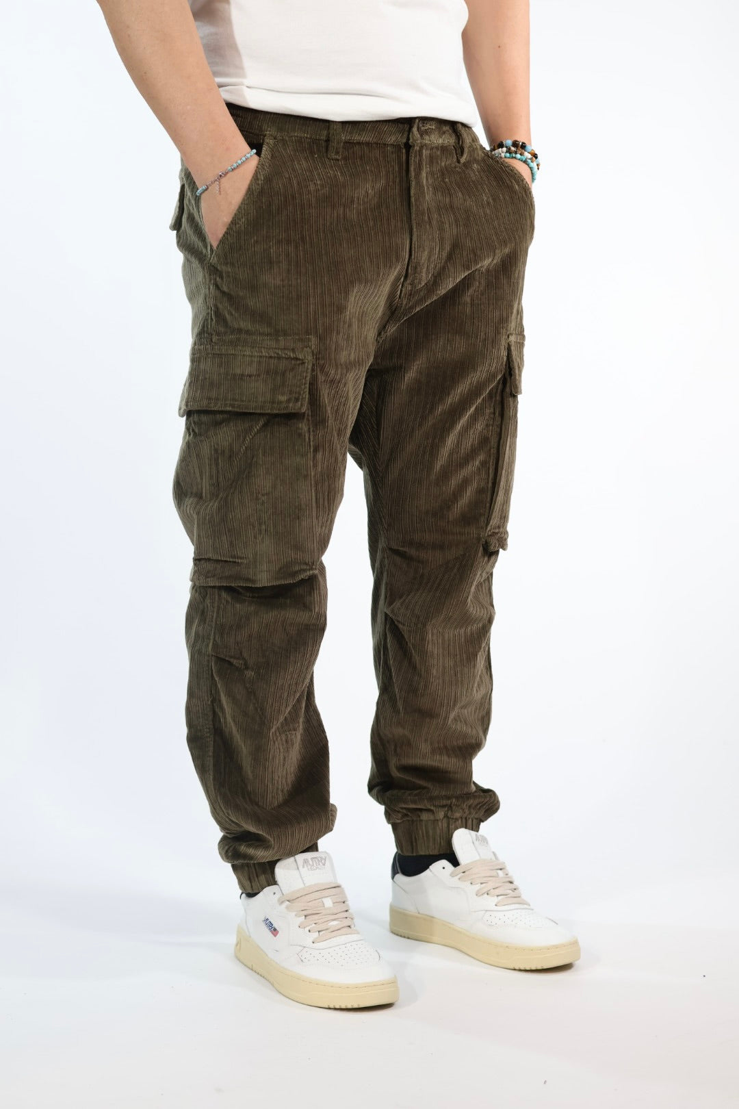 Pantalone 2557YH cargo velluto l  GIANNI LUPO