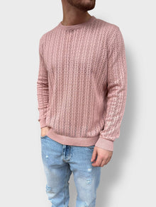 Maglioncino girocollo traforato  macramè  BERNA
