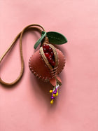Portachiavi charm ecopelle melograno ZOLYRA